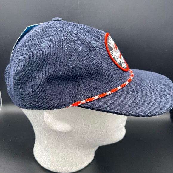 Chevrolet Camaro Z28 Hat American Muscle Circle Patch Navy Rope Corduroy Cap NWT - Picture 5 of 8